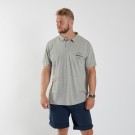 North 56°4 Lysegrå  Polo With Chest Embrodery XXL-5XL thumbnail