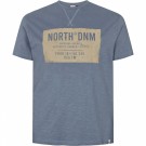 North 56°4 T-skjorte Printed Oliven/lyseblå XXL-6XL thumbnail