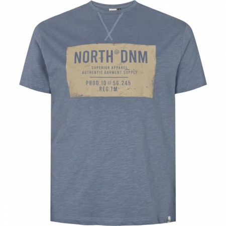 North 56°4 Storm Denim Printed T-shirt Oliven/lyseblå