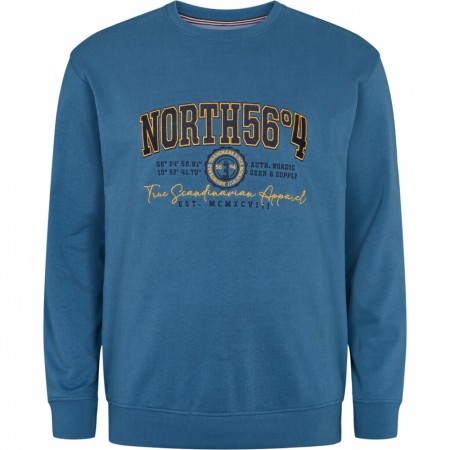North 56°4 Manaco Blue Logo Sweat Embroidery