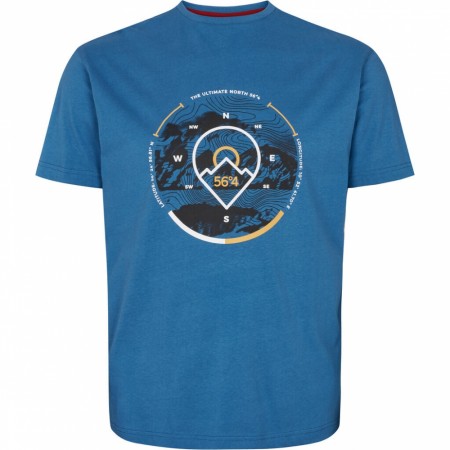 North 56°4 Manaco Blue Printed T-shirt